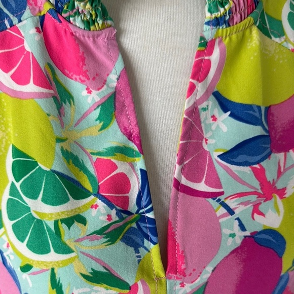 Umgee Pink Lemonade Colorful Blouse Size M - Picture 7 of 7